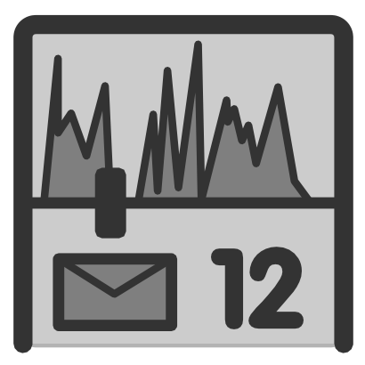 Download free letter grey number graphic icon